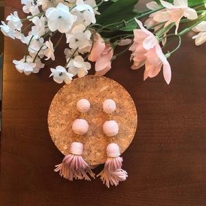 Sugarfix by Baublebar Pink Tassel Drop Earrings